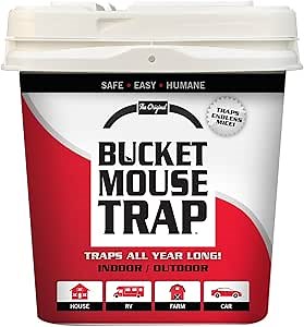 Little Bucket Mouse Trap - Complete kit Includes Bucket, ramp, and Roller