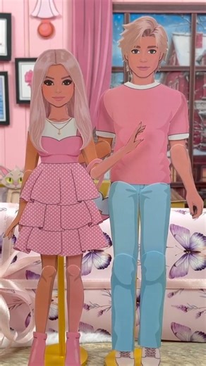 Gift Paper Dolls #barbie #dollcrafts #barbie #howtomake #papercraft