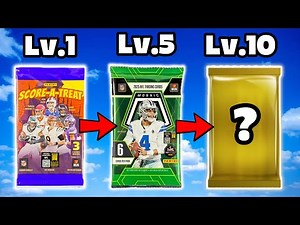 I Opened 10 Levels of Sports Card Packs!
