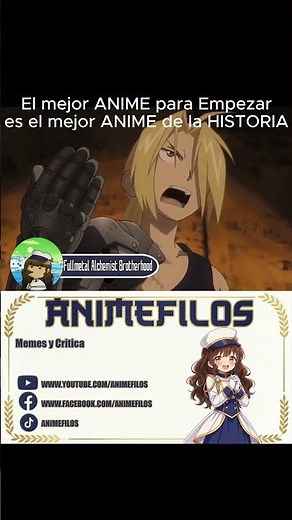 Fullmetal Alchemist Brotherhood la mejor forma de comenzar a ver ANIME