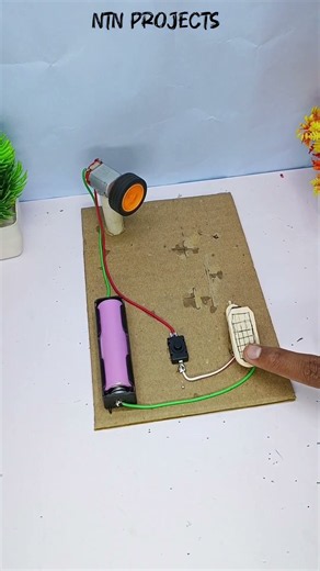 DIY ⚡Car Accelerator Project with DC Motor 🚘🔌 #schoolproject #ideas #hacks #diy #new #amazing #new