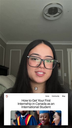 Landing summer internships, made easier for international students in Canada 💼 comment INTERNSHIP and i’ll dm you the guide! #internship #internationalstudent #international #canada