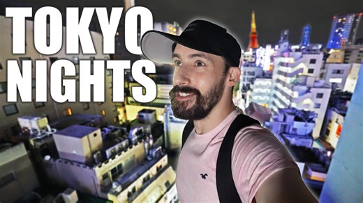 Exploring Tokyo at night