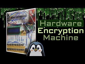 Build a hardware encryption machine, on breadboards