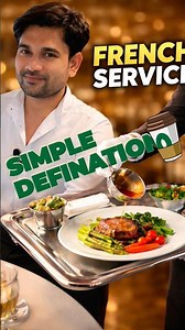 French Service Explained | 5 Star Hotel Waiter Skill 🍽️#shorts #hospitality