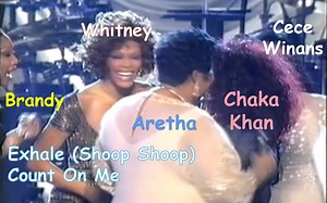 【1997格莱美现场-等待呼吸原声串烧】Whitney, Aretha, Chaka Khan, MJB, CeCe Winans, Brandy