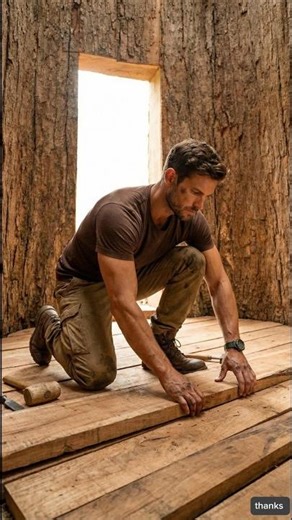 “Tree Stump Mini House Build in Jungle!" #ai #craft #house