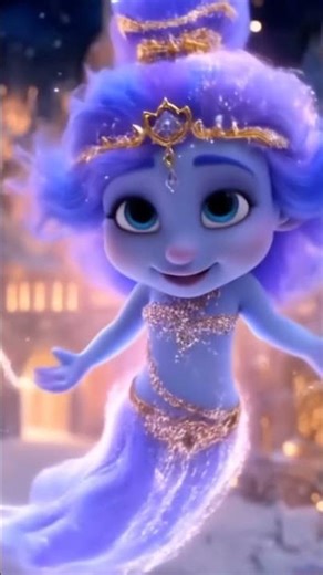 When the Genie Shows Up Like This #fantasy #animation