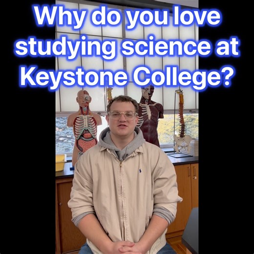 🧡 Meet Benjamin Bell, a freshman Pre-Med major focusing on Dentistry. Benjamin chose Keystone because he wanted the best of both worlds: strong science resources and personal support from professors. At Keystone, he found a close-knit environment that helps him thrive in his pre-med journey. #WhyKeystone #KeystoneProud #KeystoneCollege | Keystone College