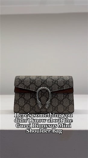 BAG SPOTLIGHT: The Gucci Dionysus mini shoulder bag.👜😍 This iconic design combines classic elegance with modern edge, featuring the signature tiger head closure and a detachable chain strap for versatile wear. 💃 #Luxity #luxurybag #Gucci #GucciLover #designerbags #fashion #sustainablefashion #shoppreowned | Luxity