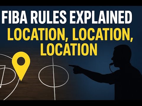 FIBA Rules Explained: Location of Referee and Player