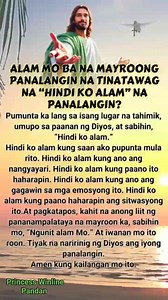 118K views · 5.3K reactions | Alam Mo ba na Mayroong Panalangin na Tinatawag na Hindi ko alam na Panalangin #highlightseveryone #everyoneシ゚ #fypシ゚viralシfypシ゚viralシalシ #followerseveryone # #starsenderreels #highlightsシ゚ #everyonehighlights #starseverywhereシ #viralvideoシ #followersreels | Princes Winline Pandan | Facebook