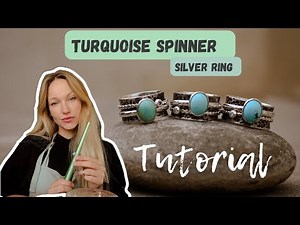 How To Make Spinner Ring With Turquoise | Step By Step Tutorial