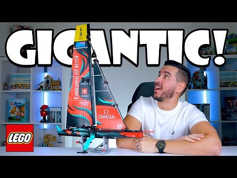 The TALLEST LEGO boat! || LEGO 42174 Emirates Team New Zealand AC75 Yacht Review