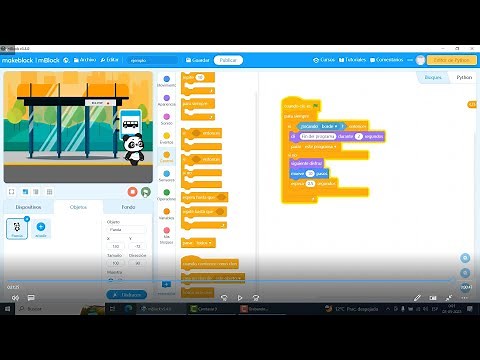 2- Primer programa en mBlock 5, uso de bloques, bucles y condicionales
