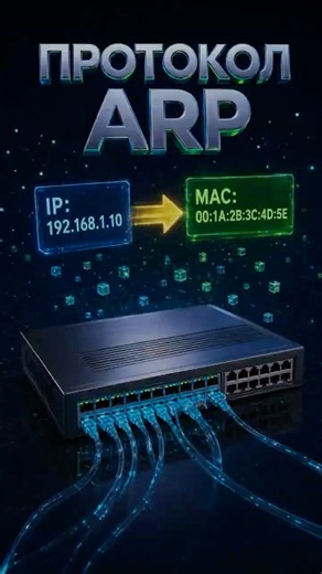 ARP: протокол, который доверяет всем. #arp #mac #network #fyp #like