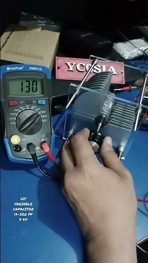 #shorts DIY Variable Capacitor 17-220 pF 5 kV
