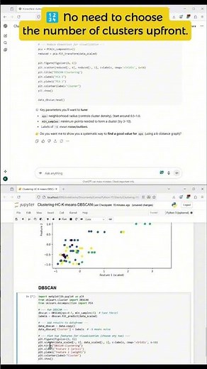 Buzz or Noise? Clustering with DBSCAN #machinelearning #python #vibecoding #chatgpt