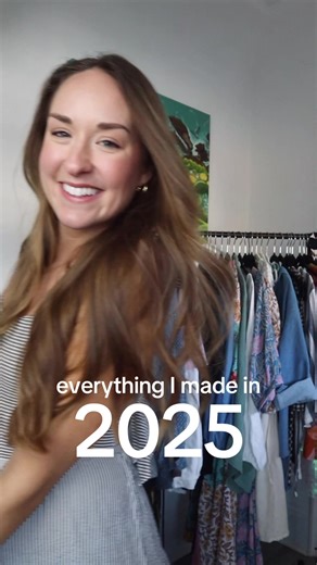 Check out the full length video of everything I made last year on my YouTube channel! I chat all about the sewing patterns, and how I wore some of these pieces throughout pregnancy, and altered them after to fit forever. Cheers to another productive year full of fun makes! #sewingtiktok #sewing #sewist #sewingpattern #handmadewardrobe Sewing patterns by: @K.S. Garner @Blackbird Fabrics @Slow Morning Studio @peppermint-magazine @Ina ✂️ @Gunnar Deatherage @Tobi @Jess ❤️‍🔥 @DARIA Patternmaking @mu