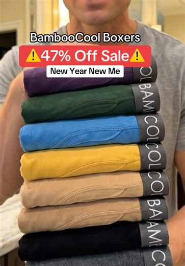 BambooCool Boxers Sale - Last Day for 47% Off Deals