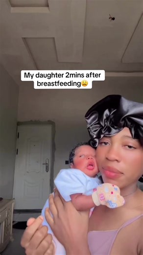 Newborn Baby's Hilarious Reaction After Breastfeeding