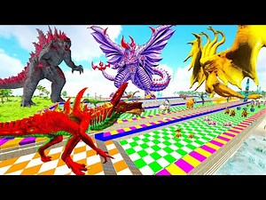 ELECTRIC DINOS DEATHRUN ⚡️ in ARK Ascended – Can You Survive?!