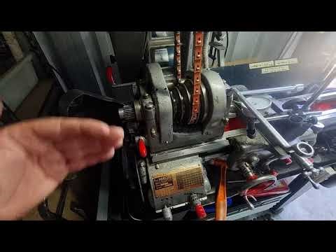 Hercus 9A Headstock bearing clearence .001/.002 thou clearence procedure.