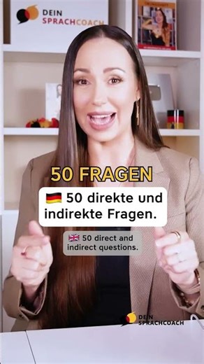 Direkte & indirekte Fragen auf Deutsch (Grammatik | Deutsch lernen | Learn German) #deutschlernen