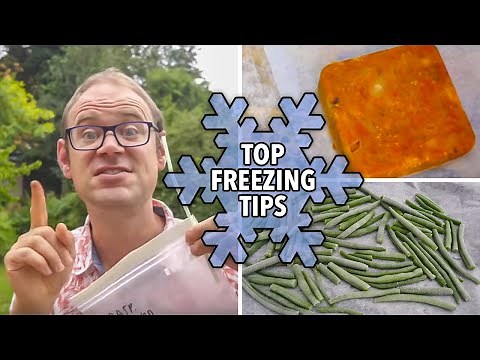 Top Tips for Freezing Garden Produce