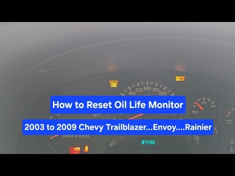 2004 Chevy Trailblazer Change Oil Light! How to reset 2003 to 2009 Chevy Trailblazer Oil Light.
