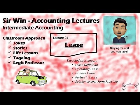 Lecture 01: Lease Accounting. [Intermediate Accounting]