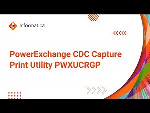 PowerExchange CDC Capture Print Utility PWXUCRGP