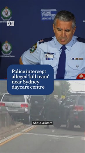 Police say tactical officers foiled an alleged planned hit near a daycare centre in Revesby in Sydney's south-west on Tuesday afternoon. Three men, aged 18, 19 and 26, have since been charged with conspiracy to commit murder and participating in a criminal group. The men are expected to appear in Bankstown Local Court on Wednesday. 📲 Choose your news on the ABC NEWS app and stay in the know via the link in our bio. #ABCNewsNSW | ABC Sydney