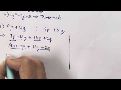 Algebraic expression and operations in them | class 7 chapter 8 practice set - 32,33