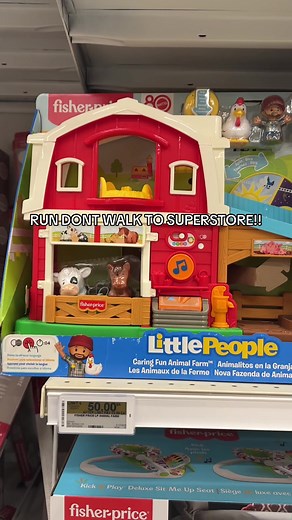 $50 for the new edition of the little people farm set?! Original price $72. My daughter loves the farm set! #fisherpricelittlepeople #fisherpricetoys #fisherpricefarmanimals #canada🇨🇦 #superstorewinnipeg