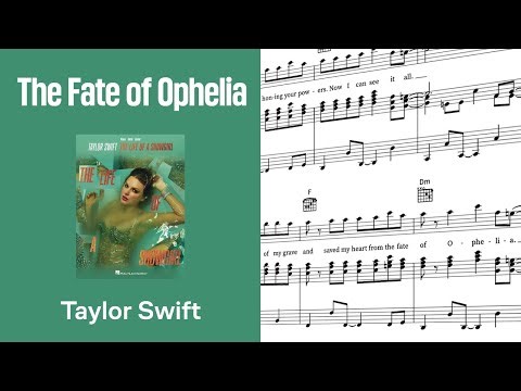 The Fate of Ophelia by Taylor Swift | Piano, Vocal & Guitar