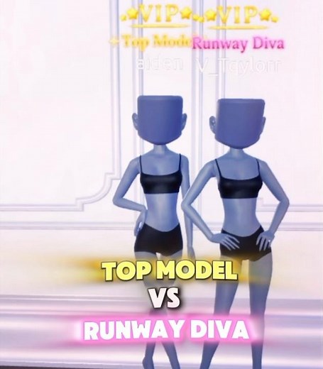 Top Model VS Runway Diva! (2) || #roblox #dresstoimpress #dti #robloxshorts #fyp #robloxshorts