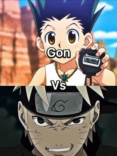 Gon vs Naruto💀💀💀 #shorts #animeedit #naruto
