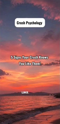 5 Signs Your Crush Knows You Like Them! Crush Psychology #shorts #psychologyfacts