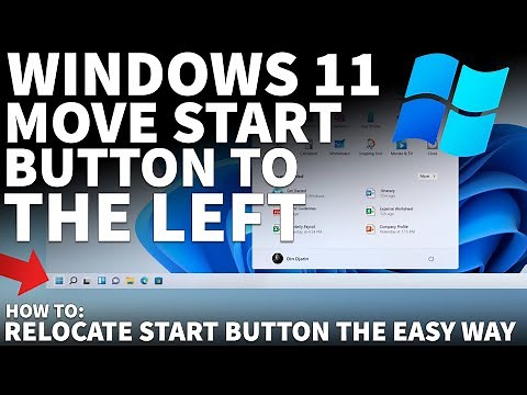 Windows 11 Tutorials - How to Move Start Button to Left Corner of Screen on Windows 11 The Easy Way