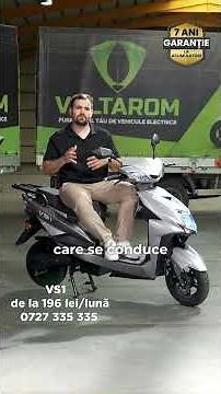 🔥 The most popular Voltarom electric scooter! VS1 no license required, from 196 lei/month