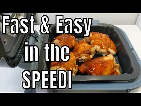 Ninja SPEEDI Teriyaki Chicken and Rice FAST and EASY