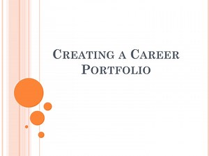 Crafting a Professional Career Portfolio for Success - SlideServe