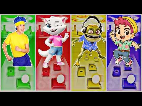 Tiles Hop Dbillions & Talking Tom & Crazy Frog & Kpop Demon Hunters