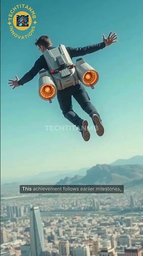 China’s Jet-Powered Backpack Is Here! 🚀 Personal Flight Tech Breakthrough #FutureTech #viral