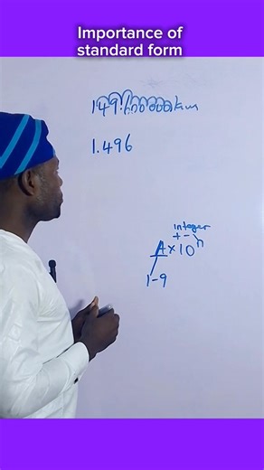 2.1K views · 35 reactions | Importance of standard form | Abayomi WAEC Maths Class | Facebook