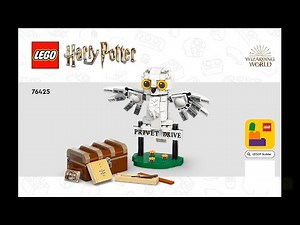 LEGO Harry Potter 76425 – Complete Hedwig™ at 4 Privet Drive Instructions! (Step-by-Step Guide)
