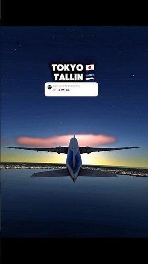 Tokyo 🇯🇵 To Tallin 🇪🇪 | 🇯🇵 ANA 🇯🇵 | Boeing x777 | #airplane #aviation #planes #rfs
