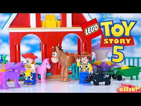 I'm here for the pretty pastel princess ponies | Blaze's Horse Ranch Toy Story 5 build & review