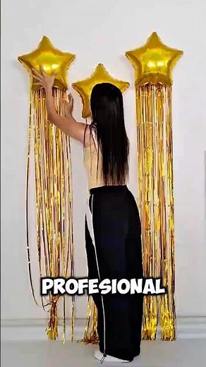 Decoración Fácil con Cortinas Metálicas y Globos ⭐✨ | Ideas para Cumpleaños y Fiestas #balloon